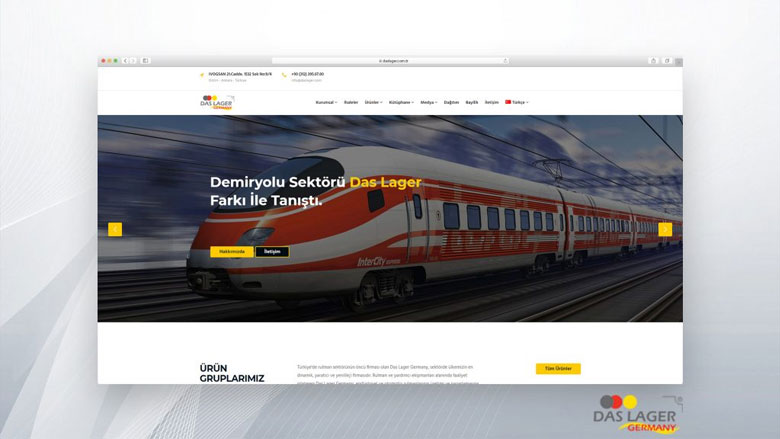 Das Lager Germany Web Sitesi Tasarımı